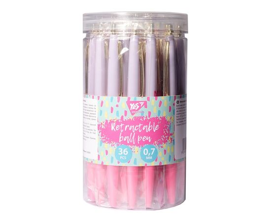 Ручка кулькова Yes Hotch Potch автоматична 0,7 мм синя (411953), зображення 2 Ручка кулькова Yes Hotch Potch автоматична 0,7 мм синя (411953), зображення 2