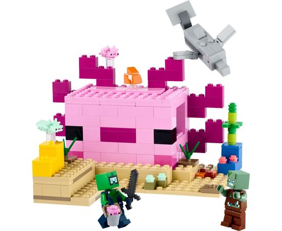 Конструктор LEGO Minecraft Дім-Аксолотль 242 деталі 242 деталі (21247), зображення 2 Конструктор LEGO Minecraft Дім-Аксолотль 242 деталі 242 деталі (21247), зображення 2
