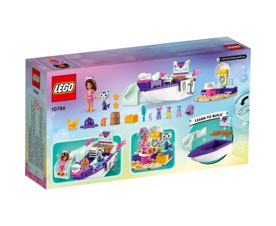 Конструктор LEGO Gabby's Dollhouse Корабль и спа Габби и Нявки 88 деталей (10786), изображение 6 Конструктор LEGO Gabby's Dollhouse Корабль и спа Габби и Нявки 88 деталей (10786), изображение 6