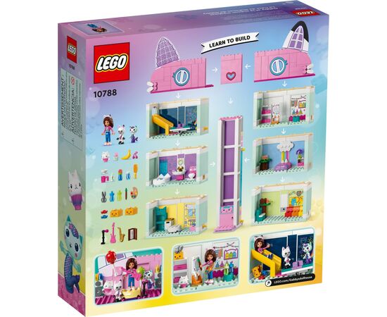 Конструктор LEGO Gabby's Dollhouse Ляльковий будиночок Ґаббі 498 деталей (10788), зображення 6 Конструктор LEGO Gabby's Dollhouse Ляльковий будиночок Ґаббі 498 деталей (10788), зображення 6