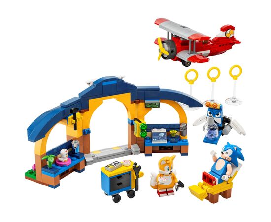 Конструктор LEGO Sonic the Hedgehog Мастерская Тейлз и самолет Торнадо 376 деталей (76991), изображение 2 Конструктор LEGO Sonic the Hedgehog Мастерская Тейлз и самолет Торнадо 376 деталей (76991), изображение 2