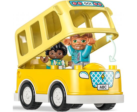 Конструктор LEGO DUPLO Поездка на автобусе 16 деталей (10988), изображение 3 Конструктор LEGO DUPLO Поездка на автобусе 16 деталей (10988), изображение 3
