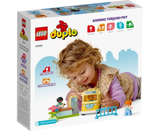 Конструктор LEGO DUPLO Поездка на автобусе 16 деталей (10988), изображение 6 Конструктор LEGO DUPLO Поездка на автобусе 16 деталей (10988), изображение 6