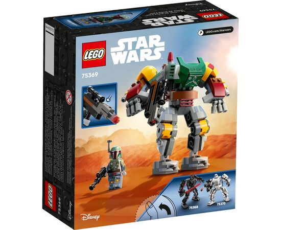 Конструктор LEGO Star Wars Робот Боба Фетта 155 деталей (75369), изображение 5 Конструктор LEGO Star Wars Робот Боба Фетта 155 деталей (75369), изображение 5