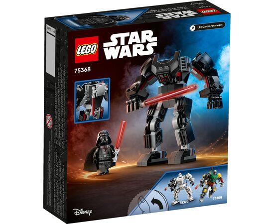 Конструктор LEGO Star Wars Робот Дарта Вейдера 139 деталей (75368), изображение 4 Конструктор LEGO Star Wars Робот Дарта Вейдера 139 деталей (75368), изображение 4