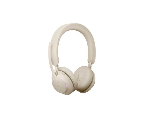 Наушники Jabra Evolve2 65 Link380c MS Stereo Beige (26599-999-898), изображение 3 Наушники Jabra Evolve2 65 Link380c MS Stereo Beige (26599-999-898), изображение 3