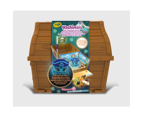 Набор для творчества Crayola Washimals Скриня зі скарбамі (74-7510)