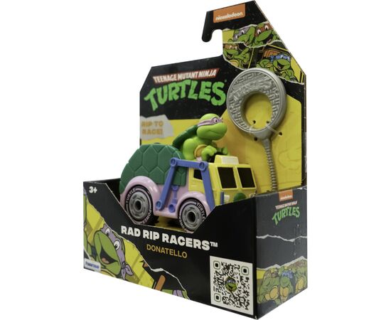 Игровой набор Funrise TMNT Черепашки-ниндзя классические Гонщик с лаунчером Донателло (71019), изображение 3 Игровой набор Funrise TMNT Черепашки-ниндзя классические Гонщик с лаунчером Донателло (71019), изображение 3