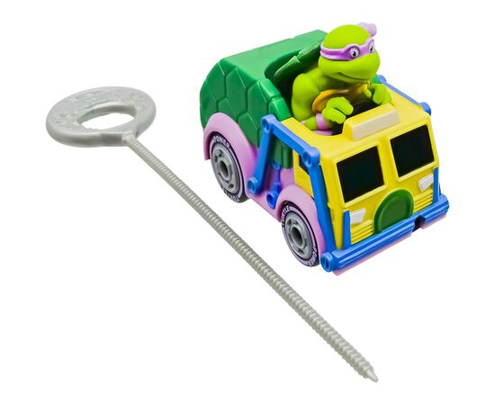 Игровой набор Funrise TMNT Черепашки-ниндзя классические Гонщик с лаунчером Донателло (71019), изображение 7 Игровой набор Funrise TMNT Черепашки-ниндзя классические Гонщик с лаунчером Донателло (71019), изображение 7