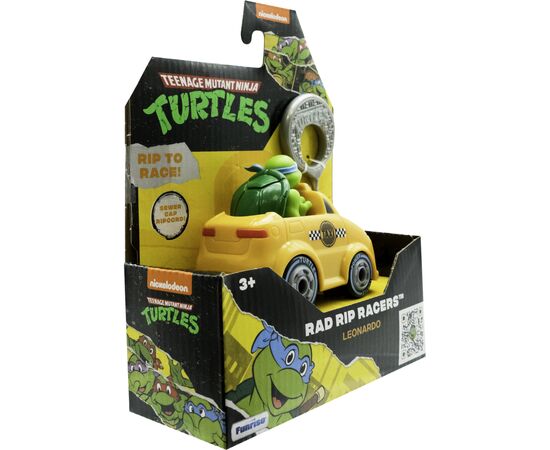 Игровой набор Funrise TMNT Черепашки-ниндзя классические Гонщик с лаунчером Леонардо (71017), изображение 3 Игровой набор Funrise TMNT Черепашки-ниндзя классические Гонщик с лаунчером Леонардо (71017), изображение 3