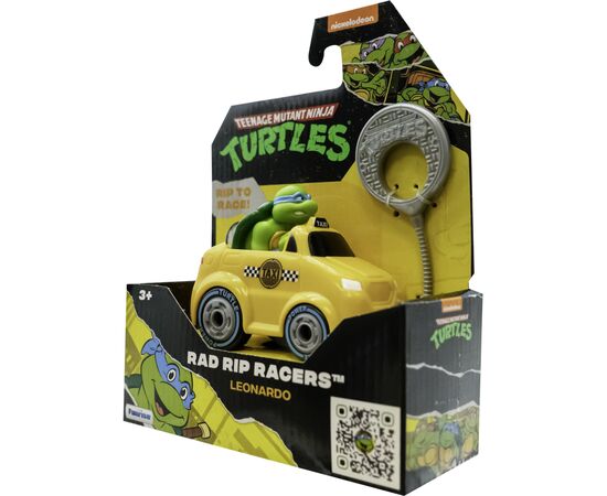 Игровой набор Funrise TMNT Черепашки-ниндзя классические Гонщик с лаунчером Леонардо (71017), изображение 4 Игровой набор Funrise TMNT Черепашки-ниндзя классические Гонщик с лаунчером Леонардо (71017), изображение 4