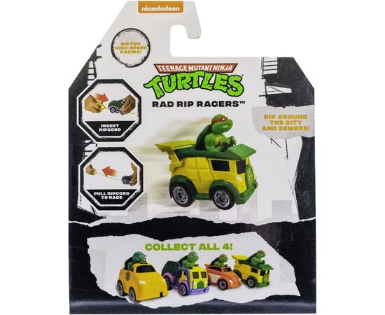 Игровой набор Funrise TMNT Черепашки-ниндзя классические Гонщик с лаунчером Рафаэль (71020), изображение 5 Игровой набор Funrise TMNT Черепашки-ниндзя классические Гонщик с лаунчером Рафаэль (71020), изображение 5