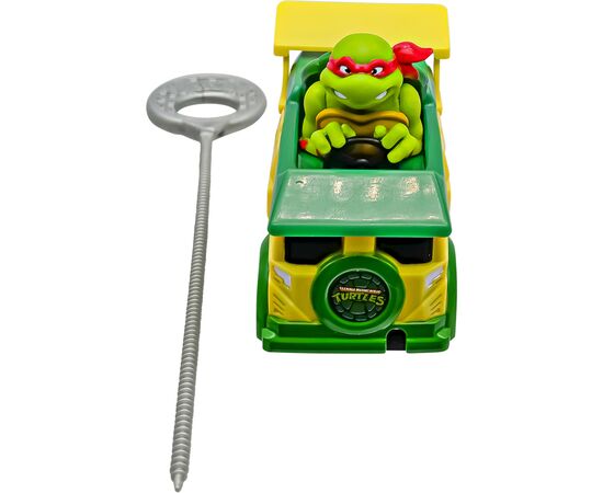 Игровой набор Funrise TMNT Черепашки-ниндзя классические Гонщик с лаунчером Рафаэль (71020), изображение 6 Игровой набор Funrise TMNT Черепашки-ниндзя классические Гонщик с лаунчером Рафаэль (71020), изображение 6