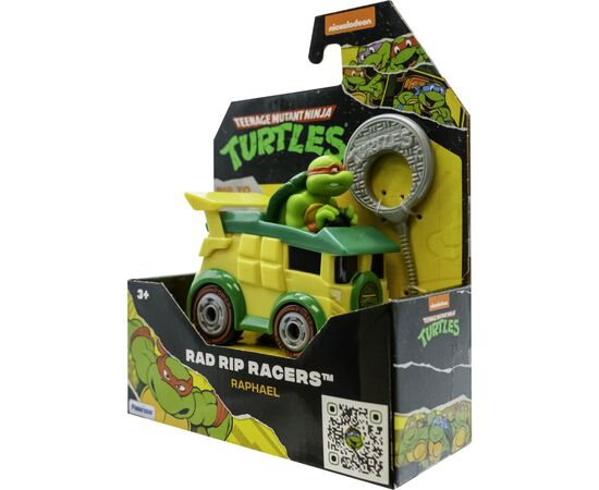 Игровой набор Funrise TMNT Черепашки-ниндзя классические Гонщик с лаунчером Рафаэль (71020), изображение 7 Игровой набор Funrise TMNT Черепашки-ниндзя классические Гонщик с лаунчером Рафаэль (71020), изображение 7