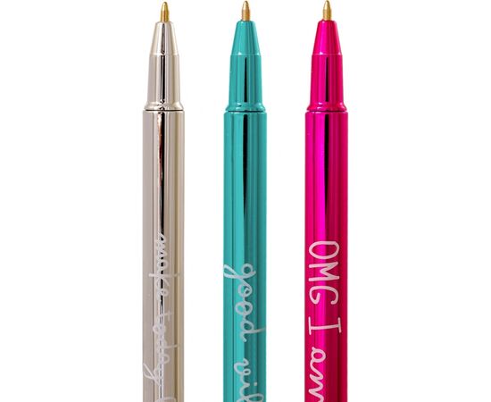 Ручка шариковая Yes Happy pen синяя (411934), изображение 3