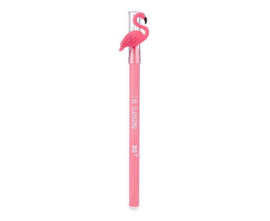 Ручка шариковая Yes Caribbean flamingo 0,7 мм синяя (412003)