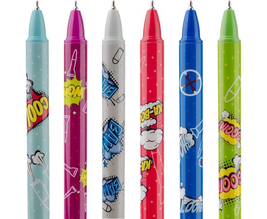 Ручка кулькова Yes Comic machines автоматична 0,7 мм синя (412004), зображення 3 Ручка кулькова Yes Comic machines автоматична 0,7 мм синя (412004), зображення 3