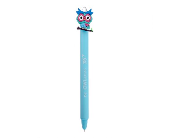 Ручка шариковая Yes Cute owl автоматическая 0,7 мм синяя (412007)