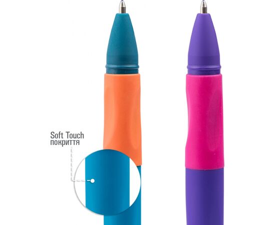 Ручка кулькова Yes Ergo 1 мм синя (411994), зображення 3 Ручка кулькова Yes Ergo 1 мм синя (411994), зображення 3