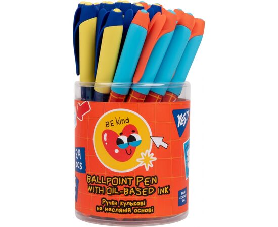 Ручка шариковая Yes Sticky mood: Hug 0,7 мм синяя (412129), изображение 4 Ручка шариковая Yes Sticky mood: Hug 0,7 мм синяя (412129), изображение 4