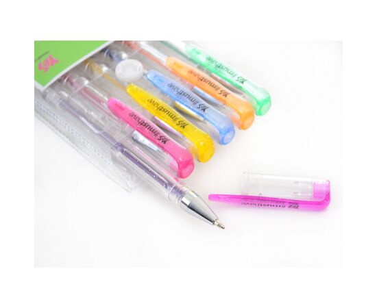 Ручка гелевая Yes Glitter набор 6 шт (411702), изображение 3 Ручка гелевая Yes Glitter набор 6 шт (411702), изображение 3