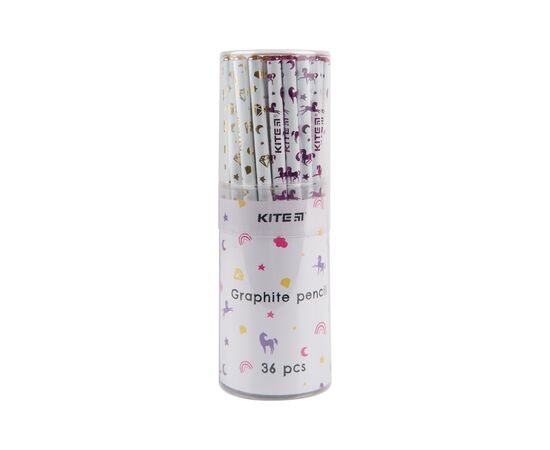 Карандаш графитный Kite с кристаллом, туба (K22-059-1), изображение 2 Карандаш графитный Kite с кристаллом, туба (K22-059-1), изображение 2