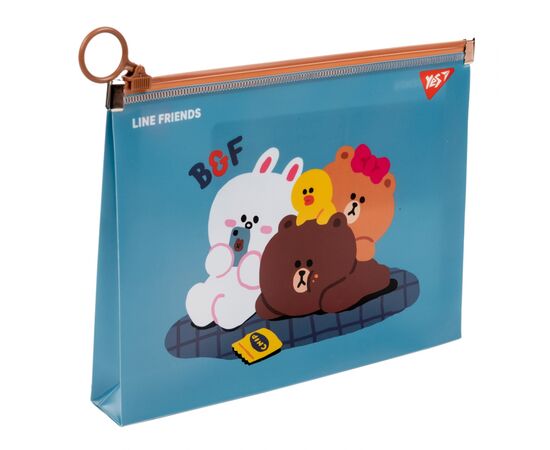 Папка на молнии Yes B6 Line Friends. Cony (492095)