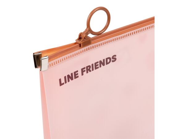 Папка на молнии Yes А4 Line Friends. Brown (492090), изображение 2 Папка на молнии Yes А4 Line Friends. Brown (492090), изображение 2
