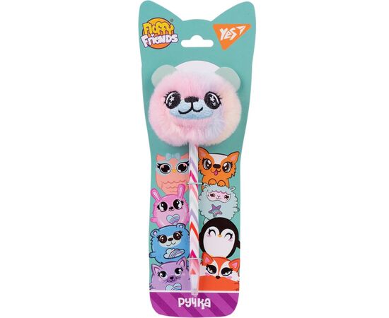 Ручка кулькова Yes Fluffy Friends - ведмедик Юкс (412092), зображення 3 Ручка кулькова Yes Fluffy Friends - ведмедик Юкс (412092), зображення 3
