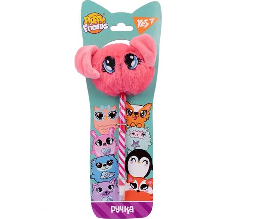 Ручка кулькова Yes Fluffy Friends - зайченя Орлі (412095), зображення 3 Ручка кулькова Yes Fluffy Friends - зайченя Орлі (412095), зображення 3