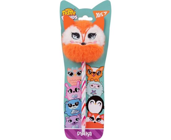 Ручка кулькова Yes Fluffy Friends - лисичка Лексі (412094), зображення 3 Ручка кулькова Yes Fluffy Friends - лисичка Лексі (412094), зображення 3