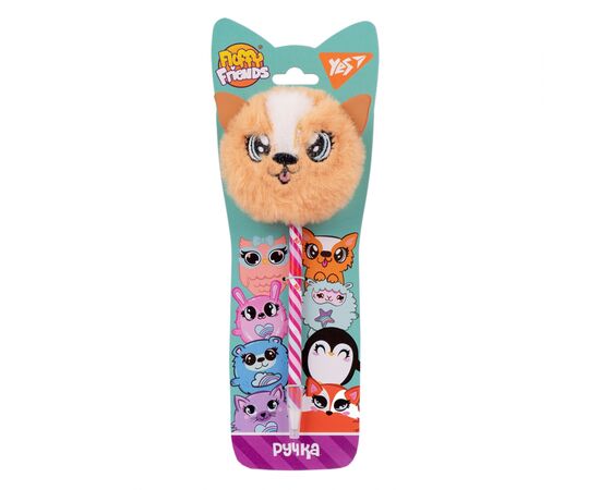 Ручка шариковая Yes Fluffy Friends - щенок Ларси (412088)