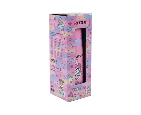 Поильник-непроливайка Kite Термос Hello Kitty 350 мл Рожевий (HK23-301), изображение 4 Поильник-непроливайка Kite Термос Hello Kitty 350 мл Рожевий (HK23-301), изображение 4