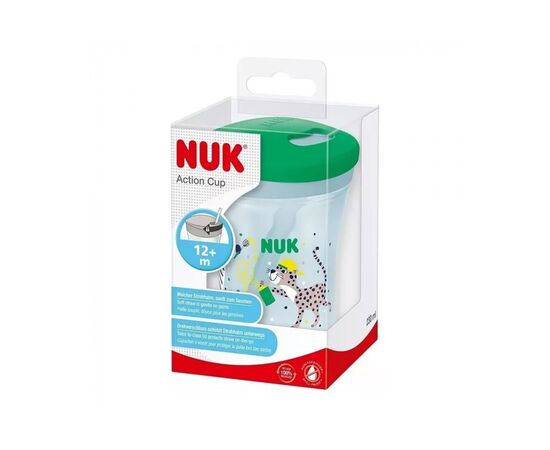 Поильник-непроливайка Nuk Evolution Action Cup Zoo 230 мл (3952421), изображение 2 Поильник-непроливайка Nuk Evolution Action Cup Zoo 230 мл (3952421), изображение 2