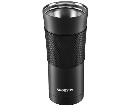 Термокружка Ardesto To Go 450 мл Black (AR2645SMB), изображение 6
