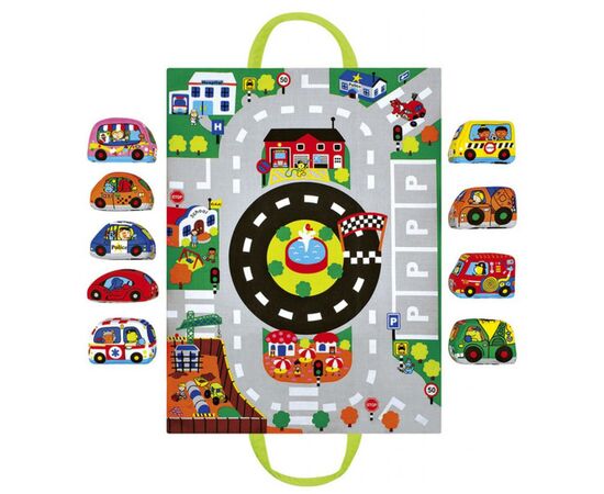 Детский коврик K’S KIDS 3D Машинки в городе (KA10665-GB), изображение 2 Детский коврик K’S KIDS 3D Машинки в городе (KA10665-GB), изображение 2