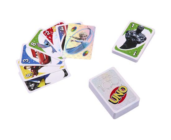 Настольная игра UNO Disney 100 (HPW21), изображение 2 Настольная игра UNO Disney 100 (HPW21), изображение 2