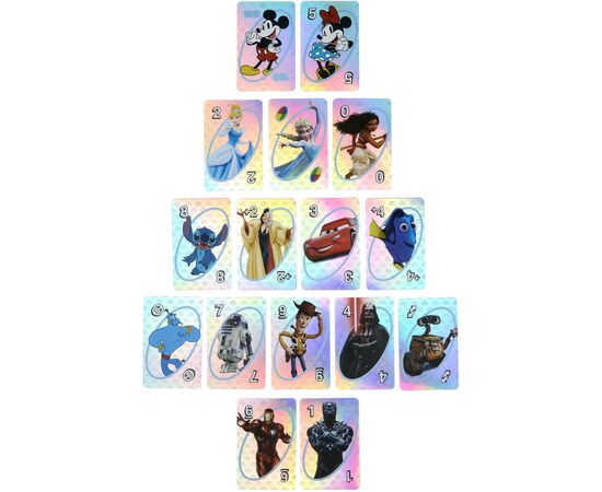 Настольная игра UNO Disney 100 (HPW21), изображение 3 Настольная игра UNO Disney 100 (HPW21), изображение 3