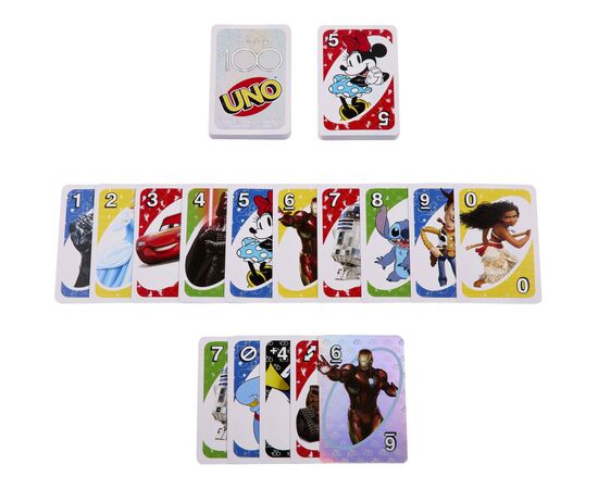 Настольная игра UNO Disney 100 (HPW21), изображение 4 Настольная игра UNO Disney 100 (HPW21), изображение 4