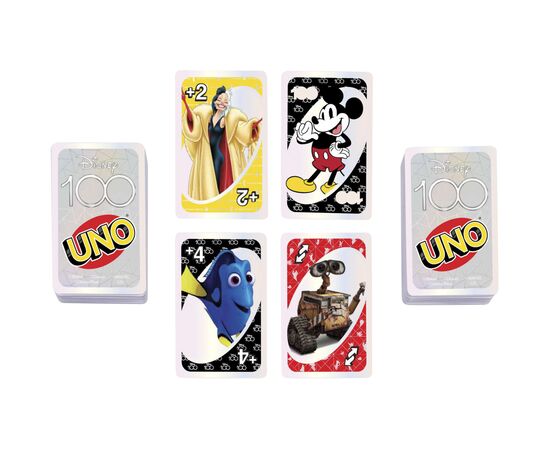 Настольная игра UNO Disney 100 (HPW21), изображение 7 Настольная игра UNO Disney 100 (HPW21), изображение 7