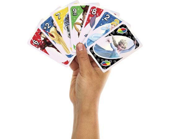 Настольная игра UNO Disney 100 (HPW21), изображение 8 Настольная игра UNO Disney 100 (HPW21), изображение 8