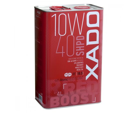 Моторное масло Xado 10W-40 SHPD, Red Boost 4 л (ХА 26249)