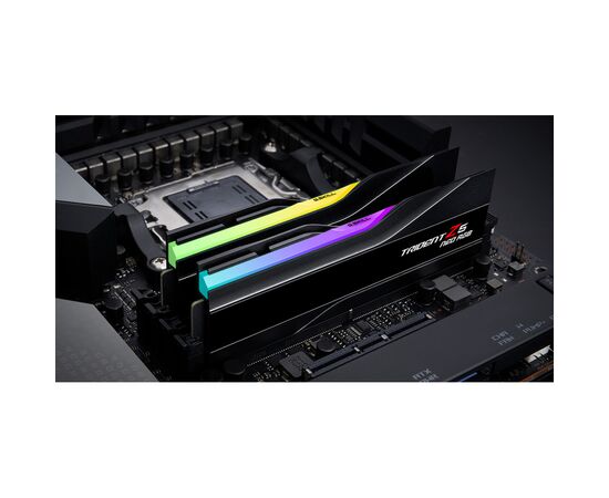 Модуль памяти для компьютера DDR5 32GB (2x16GB) 6000 MHz Trident Z5 NEO RGB for AMD G.Skill (F5-6000J3038F16GX2-TZ5NR), изображение 3 Модуль памяти для компьютера DDR5 32GB (2x16GB) 6000 MHz Trident Z5 NEO RGB for AMD G.Skill (F5-6000J3038F16GX2-TZ5NR), изображение 3