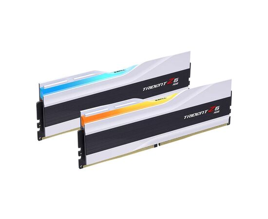 Модуль памяти для компьютера DDR5 32GB (2x16GB) 6000 MHz Trident Z5 RGB White G.Skill (F5-6000J3636F16GX2-TZ5RW), изображение 2 Модуль памяти для компьютера DDR5 32GB (2x16GB) 6000 MHz Trident Z5 RGB White G.Skill (F5-6000J3636F16GX2-TZ5RW), изображение 2