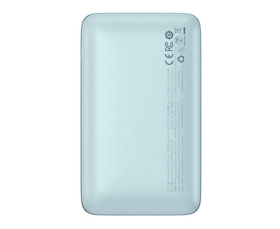 Батарея универсальная Baseus Pro 20000mAh, 22.5W, Blue, with USB-A - USB-C 3A 0.3m cable (PPBD040303), изображение 2 Батарея универсальная Baseus Pro 20000mAh, 22.5W, Blue, with USB-A - USB-C 3A 0.3m cable (PPBD040303), изображение 2