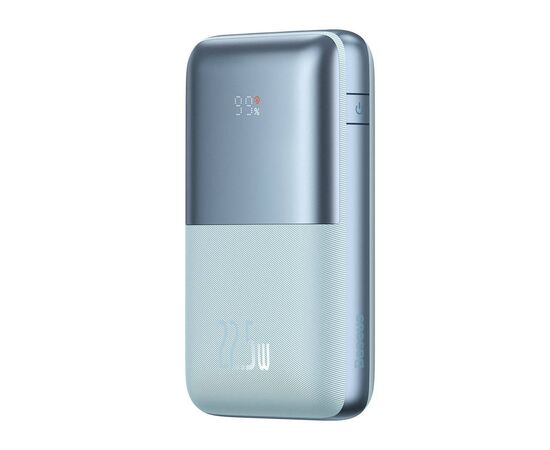 Батарея универсальная Baseus Pro 20000mAh, 22.5W, Blue, with USB-A - USB-C 3A 0.3m cable (PPBD040303), изображение 3 Батарея универсальная Baseus Pro 20000mAh, 22.5W, Blue, with USB-A - USB-C 3A 0.3m cable (PPBD040303), изображение 3