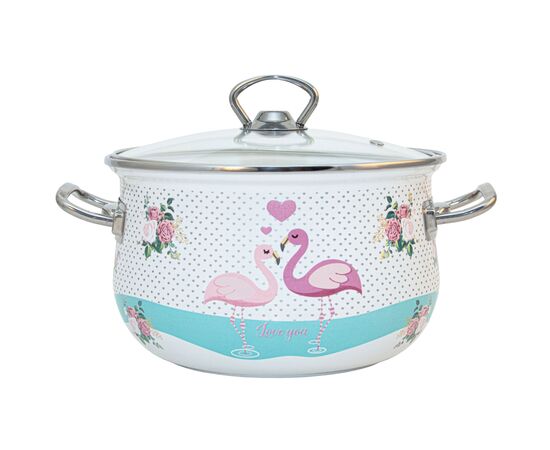 Кастрюля Infinity Love Flamingo 5 л (6625848)