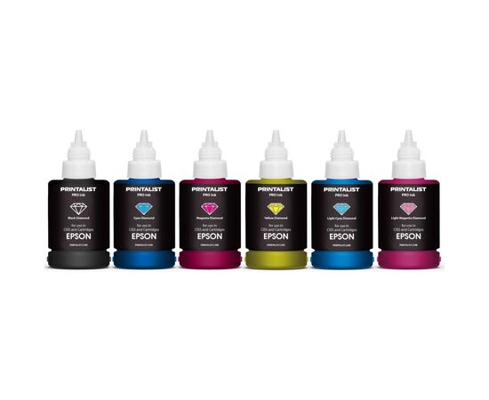 Чернила Printalist Epson 6х140г B/C/M/Y/LC/LM SET (PL-INK-EPSON-SET6), изображение 2 Чернила Printalist Epson 6х140г B/C/M/Y/LC/LM SET (PL-INK-EPSON-SET6), изображение 2