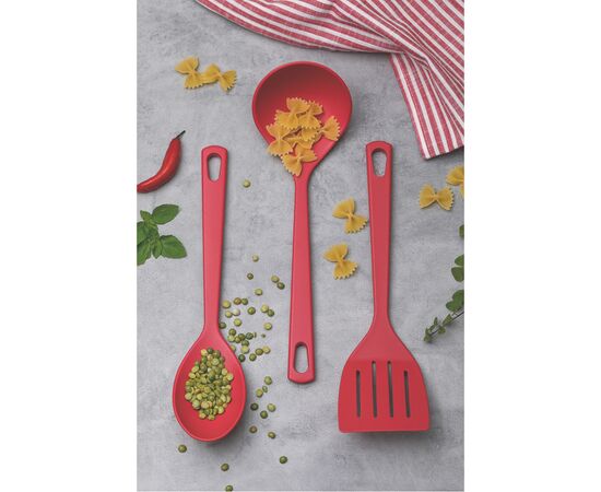 Лопатка кухонна Tramontina Utilita з прорізами Червона (25125/170), зображення 3 Лопатка кухонна Tramontina Utilita з прорізами Червона (25125/170), зображення 3