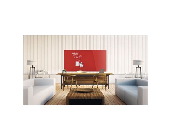 Офисная доска Magnetoplan стеклянная магнитно-маркерная 2000x1000 красная Glassboard-Red (13409006), изображение 6 Офисная доска Magnetoplan стеклянная магнитно-маркерная 2000x1000 красная Glassboard-Red (13409006), изображение 6
